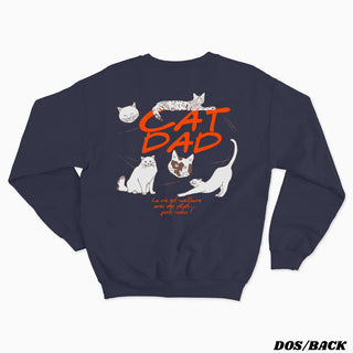 Cat Dad - Crewneck Unisexe