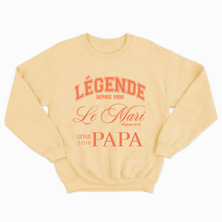Legend Papa - Crewneck Unisexe Personnalisable