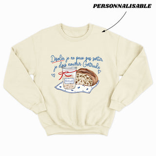 Mon Levain - crewneck vintage unisexe personnalisable