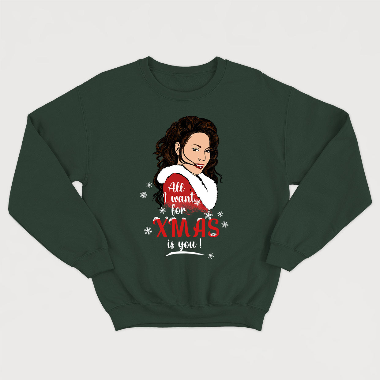 MARIAH CAREY - ALL I WANT FOR CHRISTMAS crewneck vintage unisexe - tamelo boutique