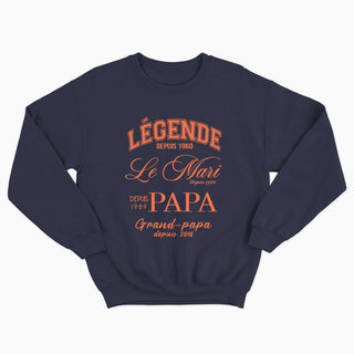 Legend Grand-Papa - Crewneck Unisexe Personnalisable