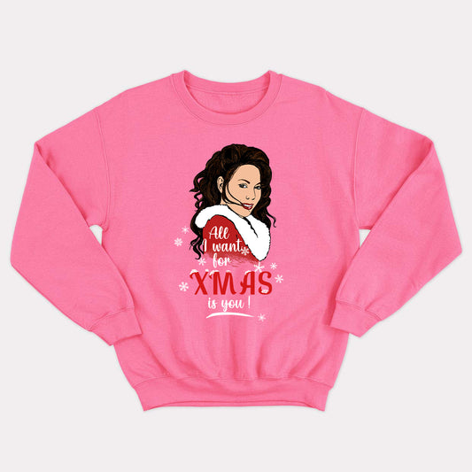 MARIAH CAREY - ALL I WANT FOR CHRISTMAS crewneck vintage unisexe - tamelo boutique