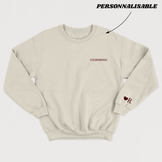 Chiffres romains à personnaliser - crewneck unisexe