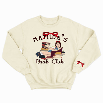 MATILDA'S BOOK CLUB crewneck vintage unisexe