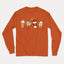 CAFÉS D'AUTOMNE longsleeve unisexe - tamelo boutique