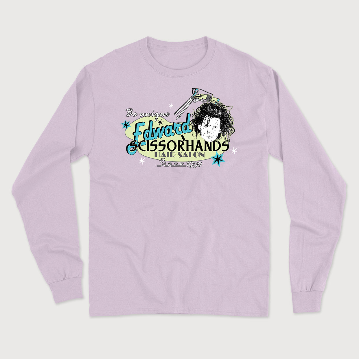 Edward Scissorhands Hair Salon longsleeve vintage unisexe - tamelo boutique