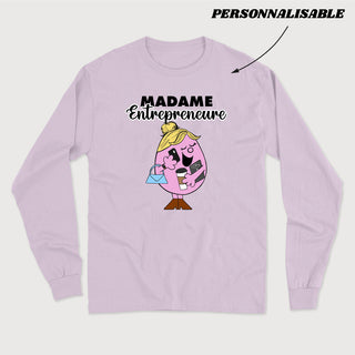 MADAME ENTREPRENEURE longsleeve unisexe personnalisable - tamelo boutique
