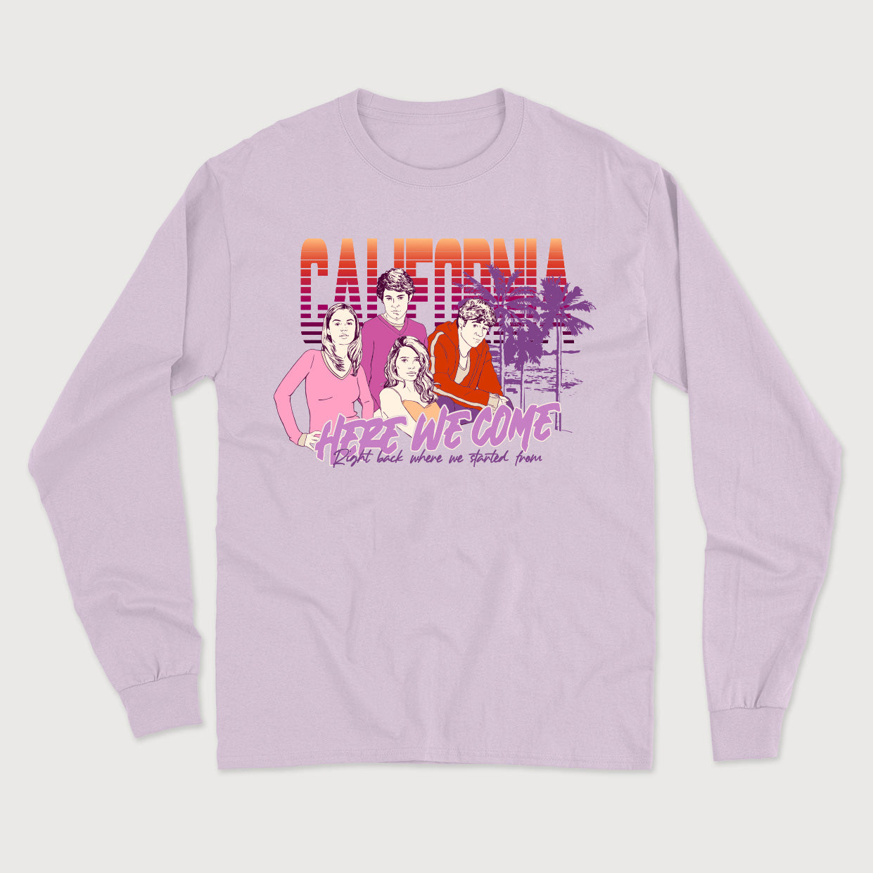 The O.C - California here we come - longsleeve vintage unisexe - tamelo boutique