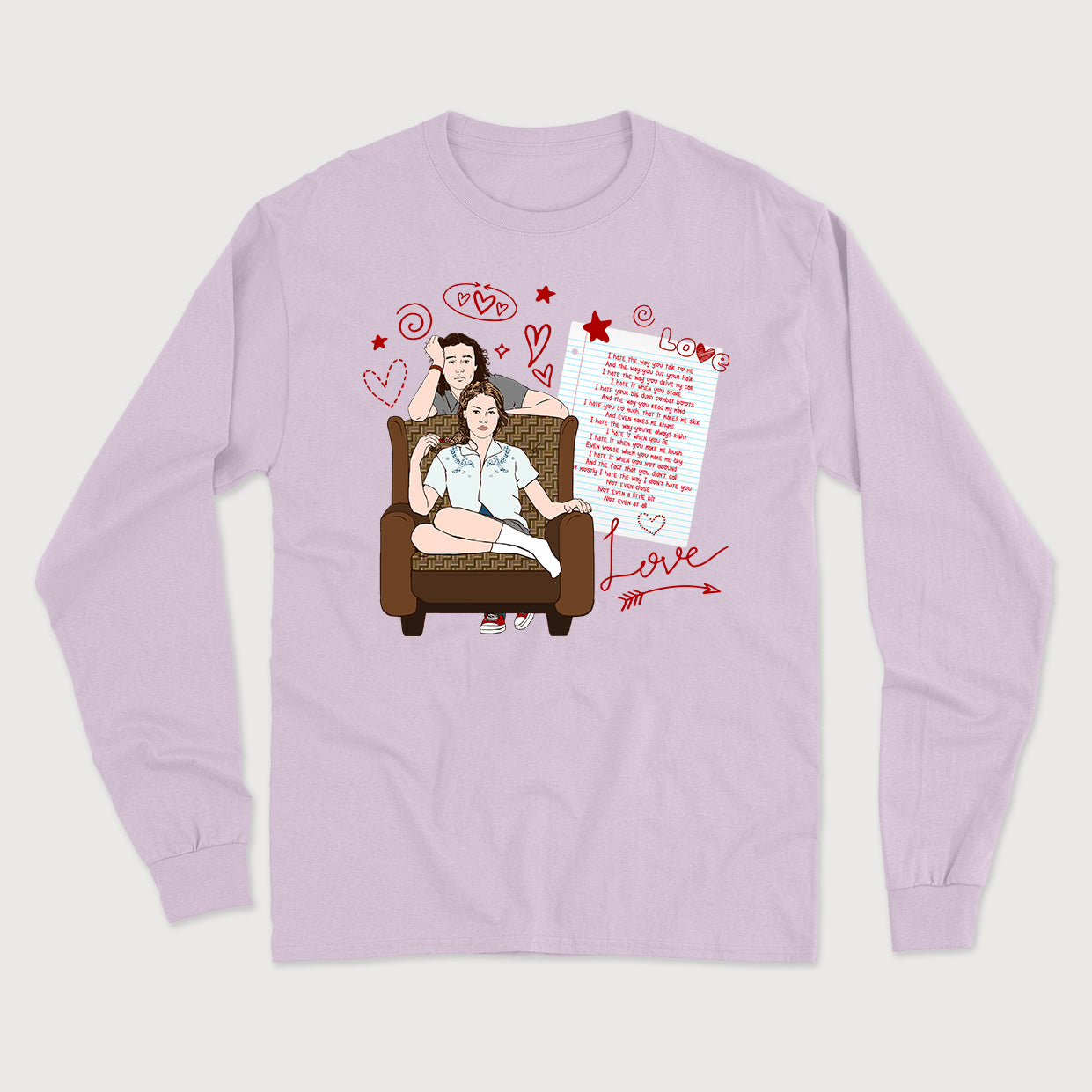 10 THINGS I HATE ABOUT YOU longsleeve vintage unisexe - tamelo boutique