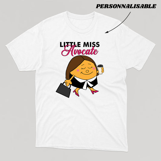 LITTLE MISS *PERSONNEL JURIDIQUE* t-shirt unisexe - tamelo boutique
