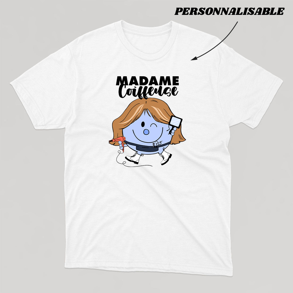 MADAME COIFFEUSE  t-shirt unisexe - tamelo boutique