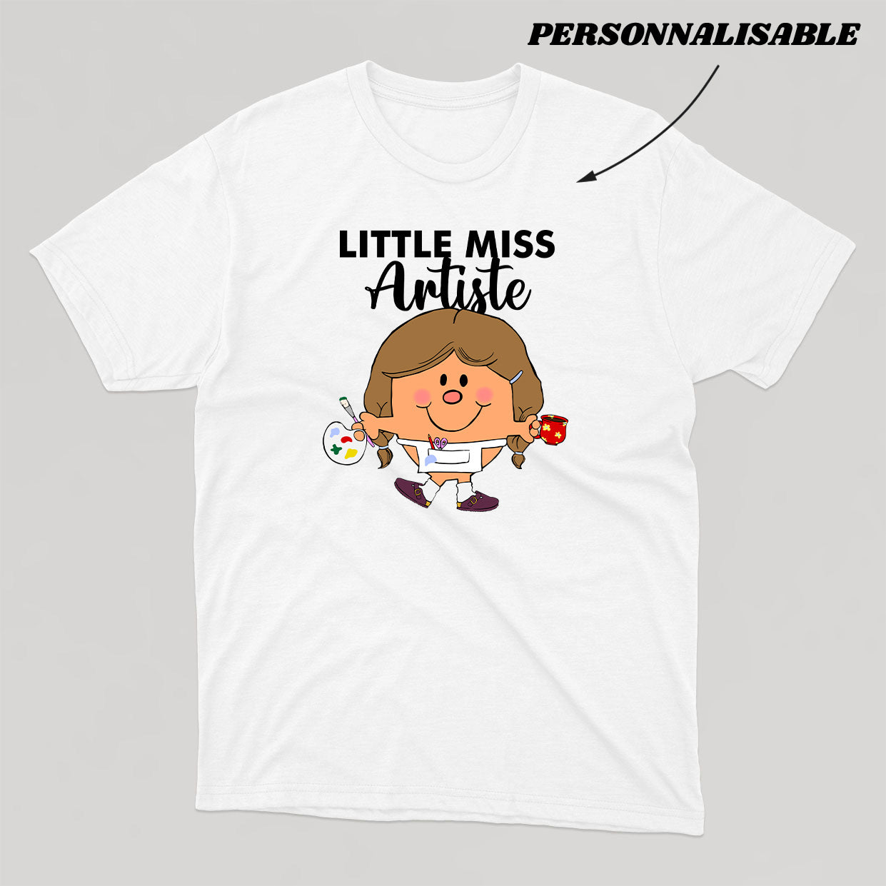 LITTLE MISS ARTISTE  t-shirt unisexe - tamelo boutique