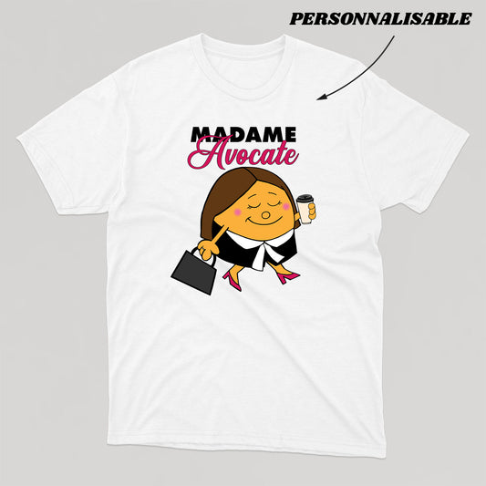 MADAME *PERSONNEL JURIDIQUE* t-shirt unisexe - tamelo boutique