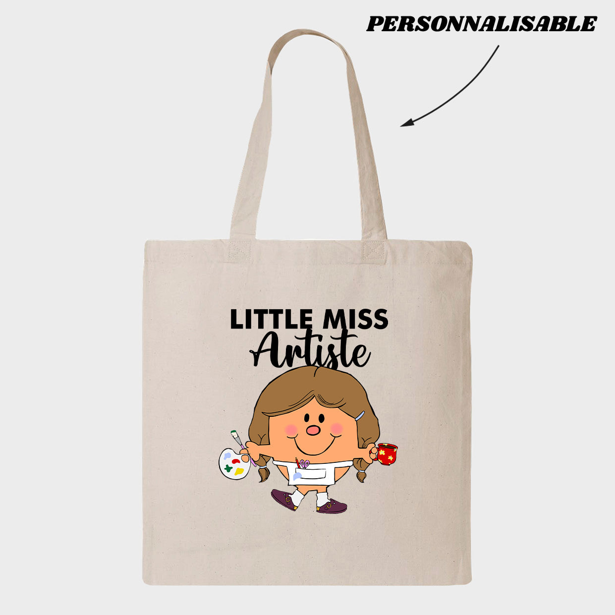LITTLE MISS *ARTISTE* tote bag personnalisable - tamelo boutique
