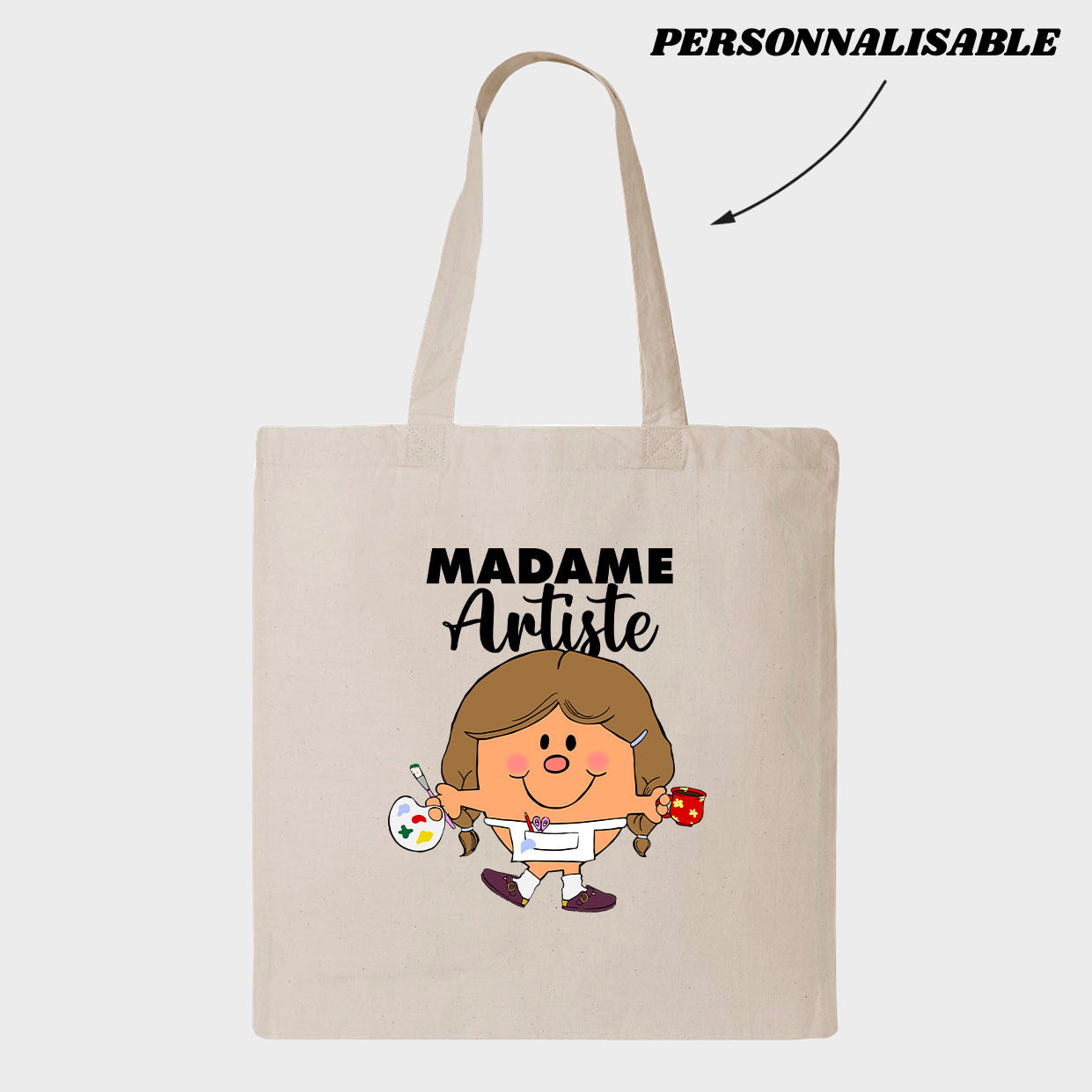 MADAME *ARTISTE* tote bag personnalisable - tamelo boutique