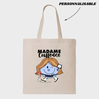 MADAME *COIFFEUSE* tote bag personnalisable - tamelo boutique