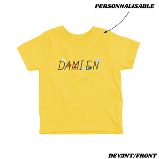 ABC - T-Shirt PERSONNALISABLE enfant et bambin