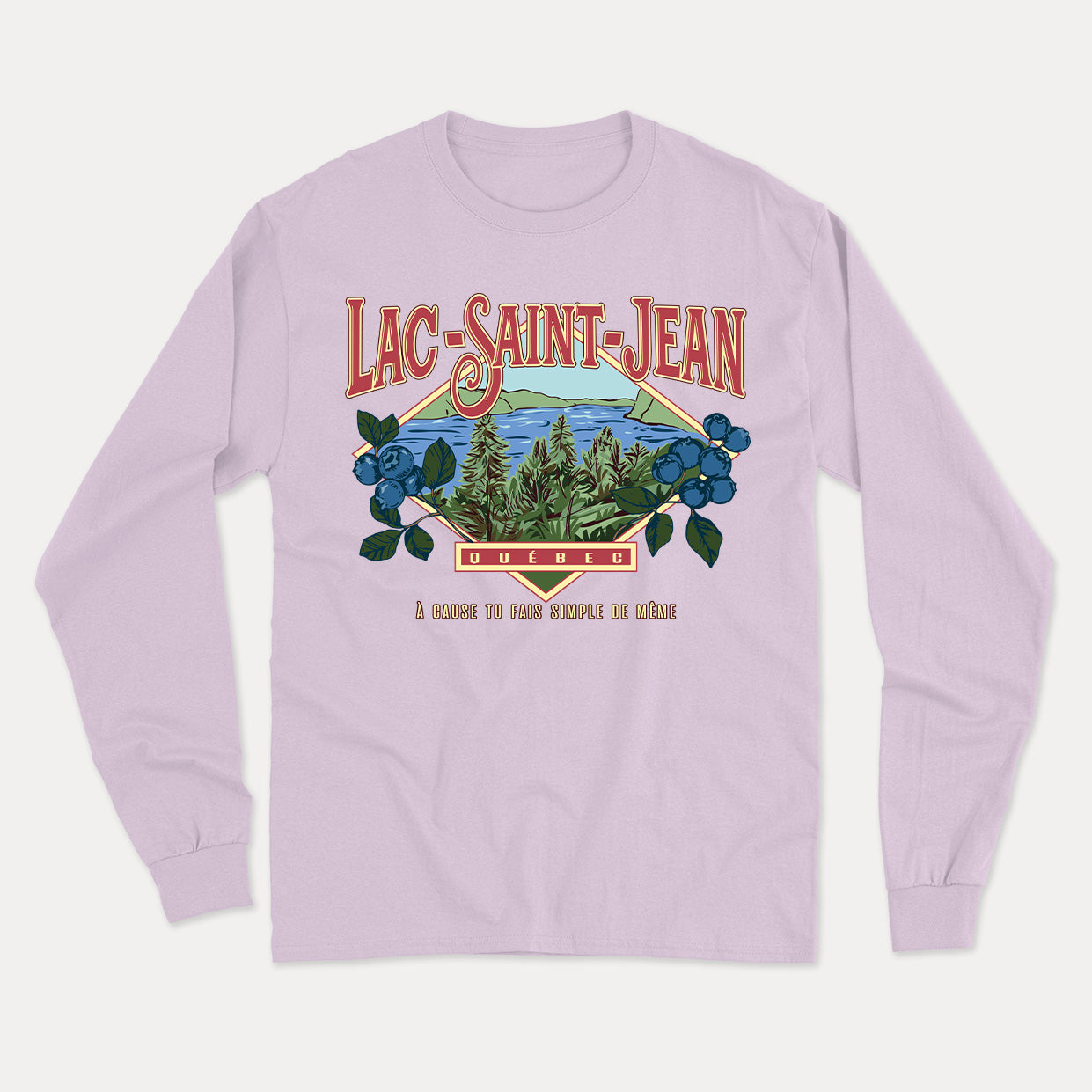 LAC-SAINT-JEAN longsleeve vintage unisexe - tamelo boutique