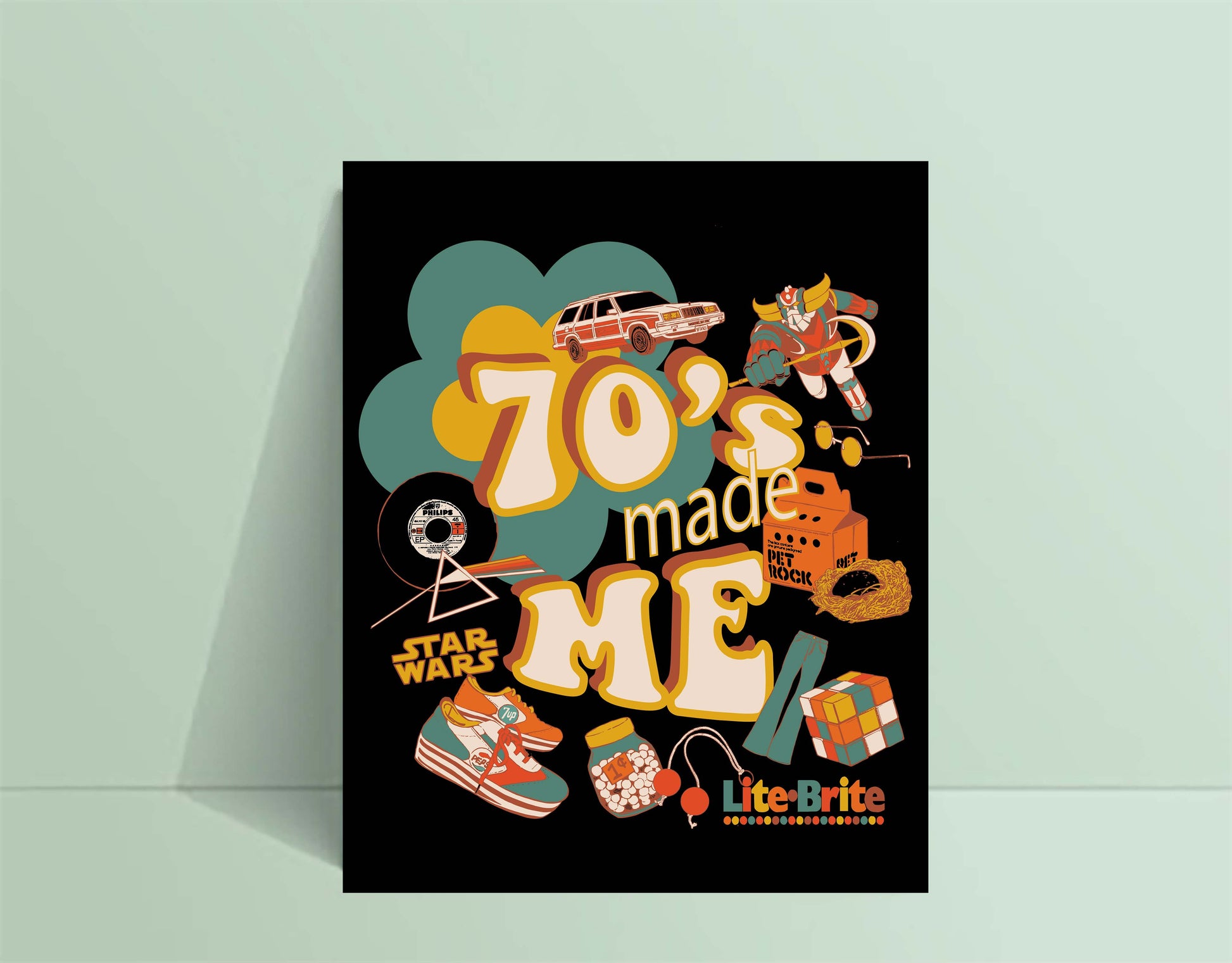 Affiche « 70'S MADE ME» - tamelo boutique