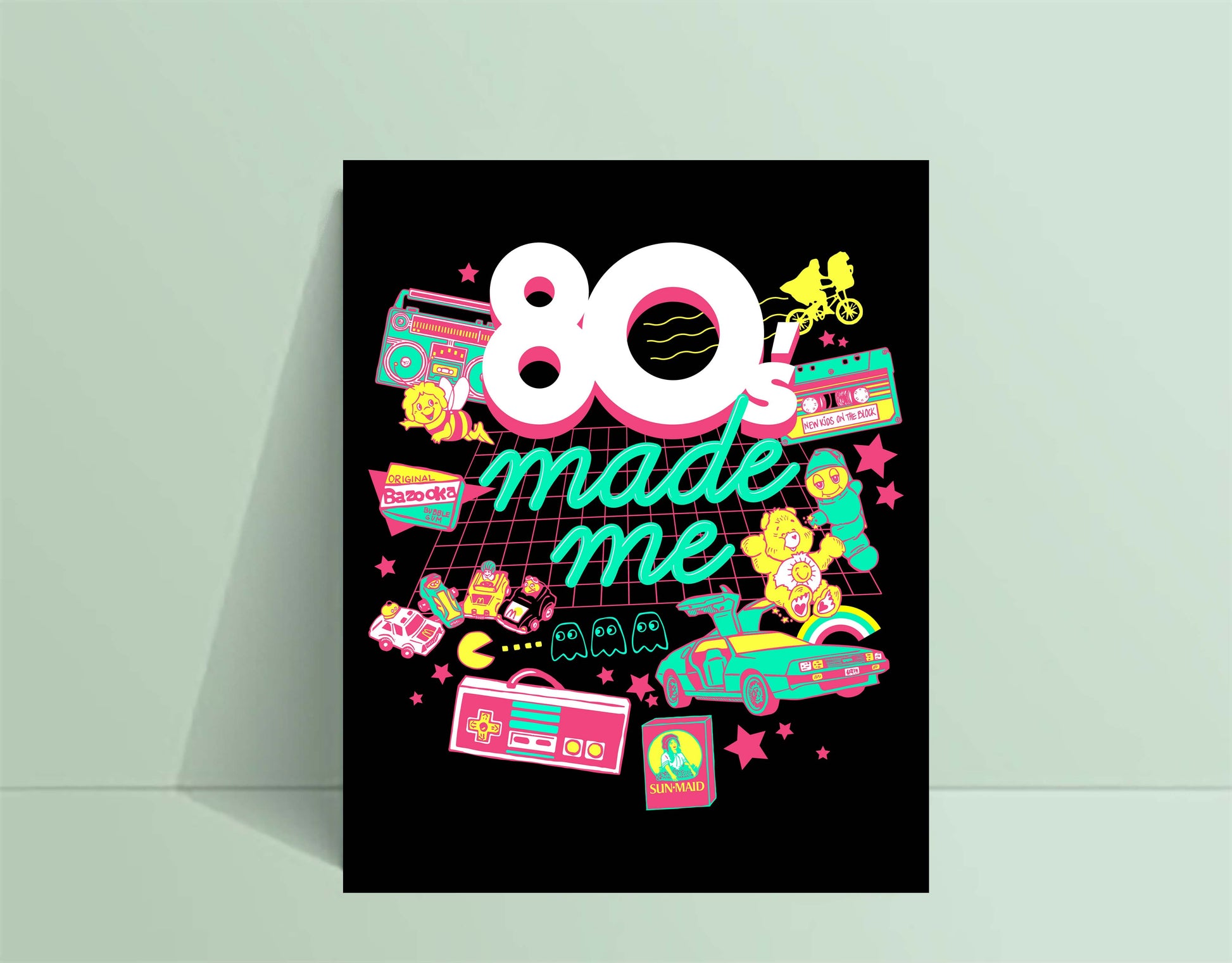 Affiche « 80'S MADE ME» - tamelo boutique