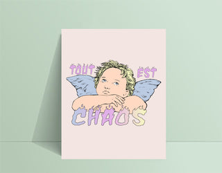 Affiche TOUT EST CHAOS - tamelo boutique