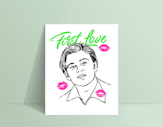 Affiche « FIRST LOVE » - tamelo boutique