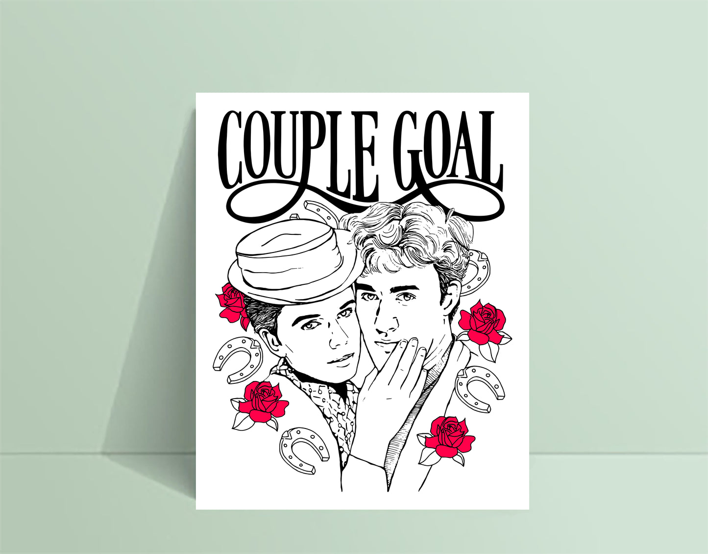 Affiche COUPLE GOAL - tamelo boutique