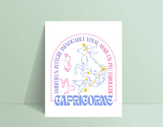 Affiche CAPRICORNE - tamelo boutique
