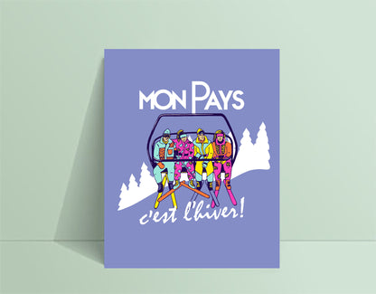Affiche « MON PAYS» - tamelo boutique