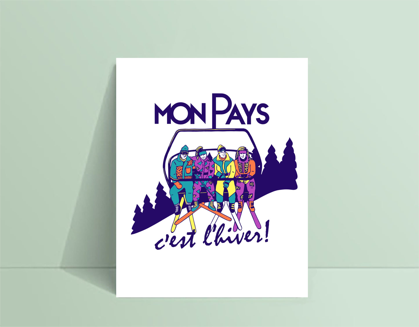 Affiche « MON PAYS» - tamelo boutique