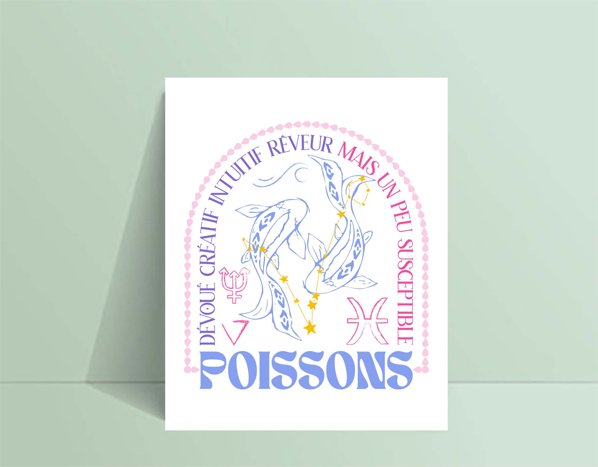 Affiche POISSONS - tamelo boutique