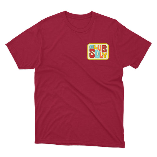 CLUB SOLY t-shirt unisexe rouge - tamelo boutique