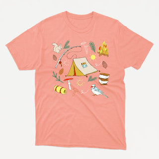 T-shirt CAMPING adulte unisexe - tamelo boutique