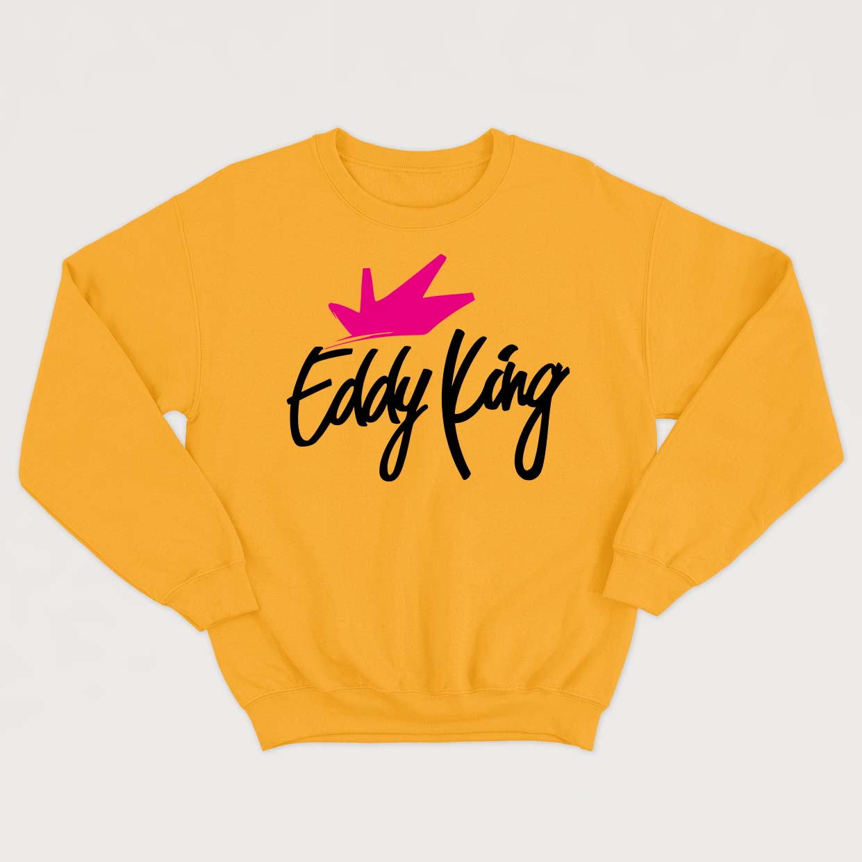 EDDY KING crewneck unisexe (jaune) - tamelo boutique