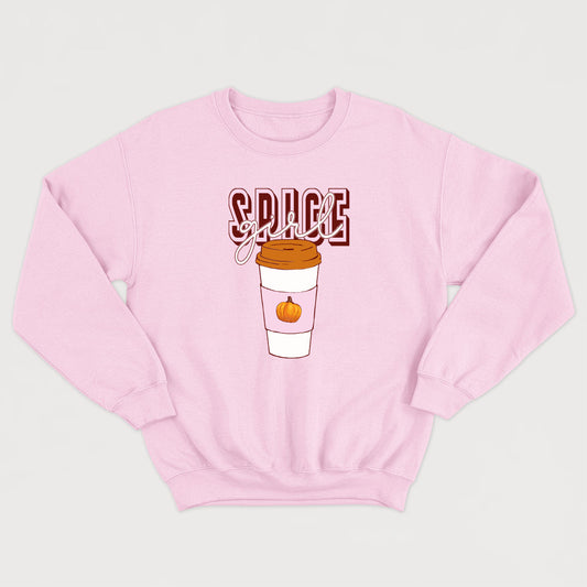 Crewneck PUMPKIN SPICE GIRL (version 2)  unisexe - tamelo boutique