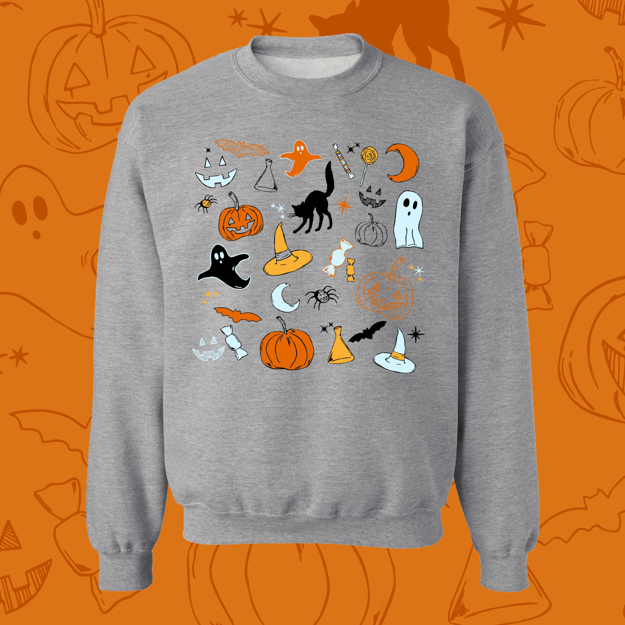 Crewneck TRICK OR TREAT unisexe - tamelo boutique