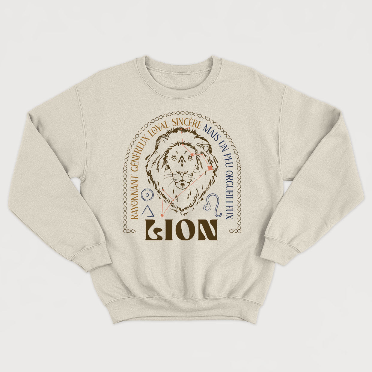 Crewneck unisexe ASTRO : LION - tamelo boutique