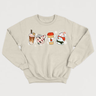 Crewneck CAFÉS DES FÊTES (version 2) unisexe - tamelo boutique