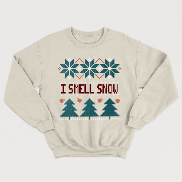 Crewneck I SMELL SNOW unisexe - tamelo boutique