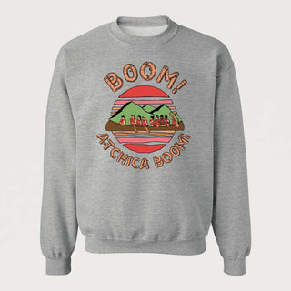 Crewneck BOOM! A-tchica boom! unisexe - tamelo boutique