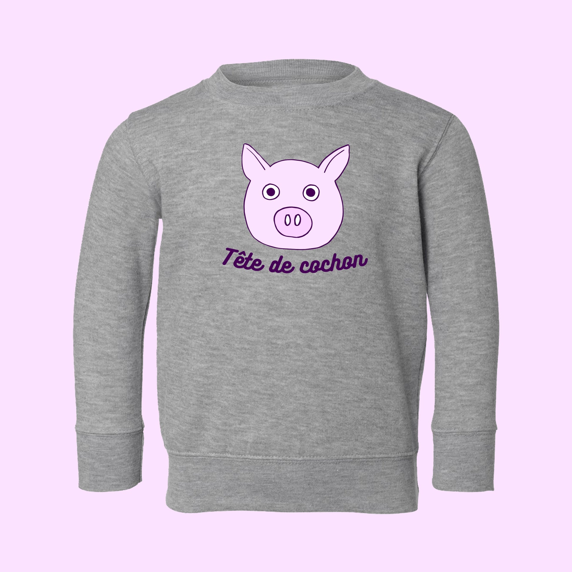 Crewneck TÊTE DE COCHON (ENFANT ET BAMBIN) - Incognito par Tamélo