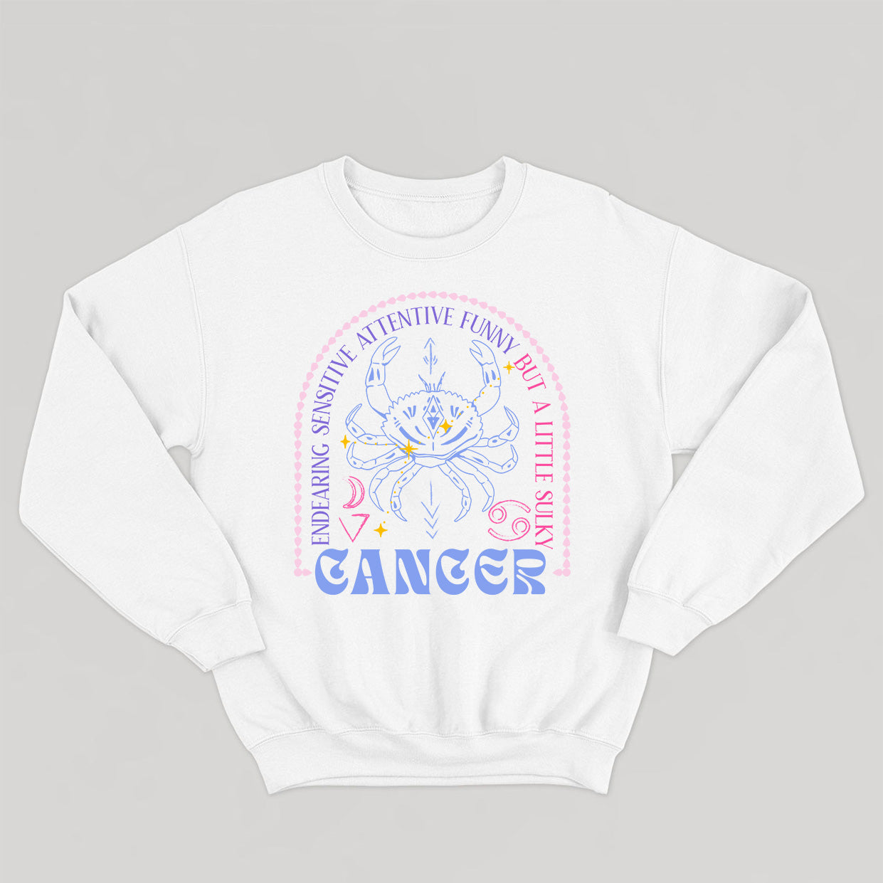 Crewneck unisexe ASTRO : CANCER (version anglaise) - tamelo boutique