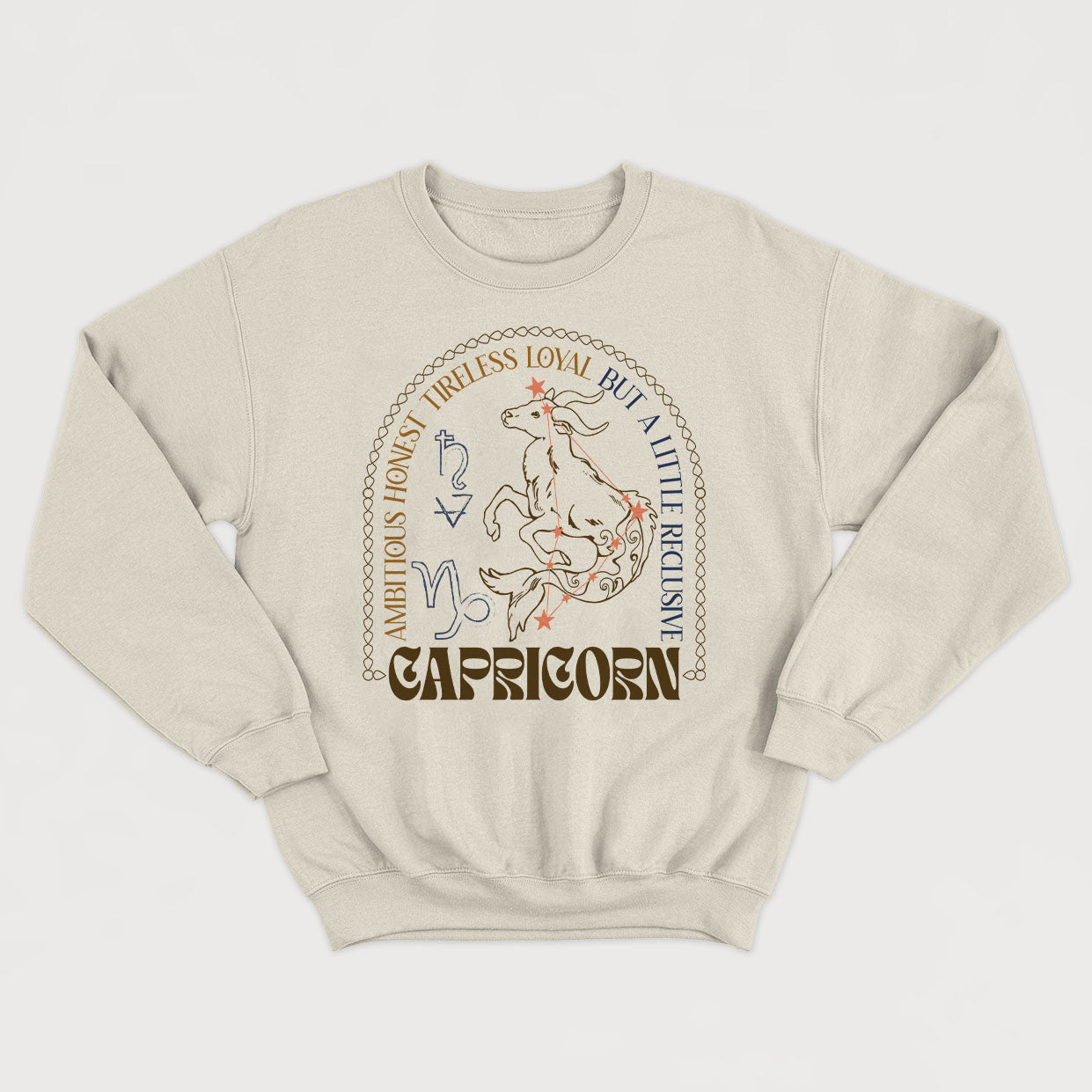 Crewneck unisexe ASTRO : CAPRICORN (version anglaise) - tamelo boutique