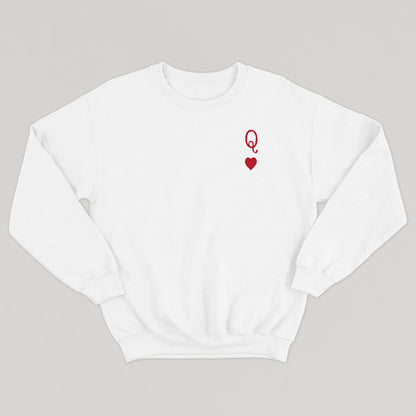 QUEEN OF HEARTS crewneck unisexe - tamelo boutique