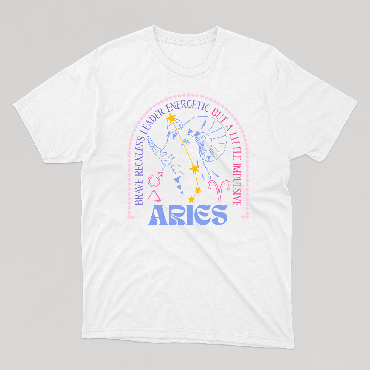 T-shirt unisexe ASTRO :  ARIES (version anglaise) - tamelo boutique