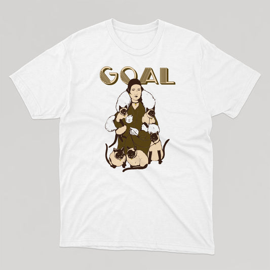 T-shirt GOAL : Crazy Cat Lady unisexe 🐈‍⬛🐈 - tamelo boutique