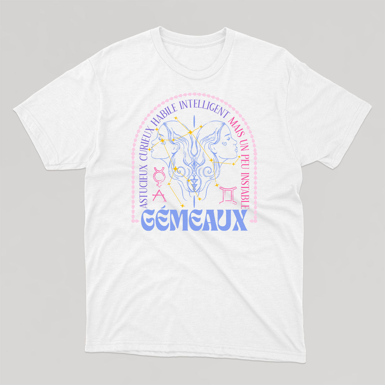 ASTRO :  GÉMEAUX t-shirt unisexe - tamelo boutique