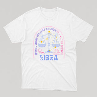 T-shirt unisexe ASTRO :  LIBRA (version anglaise) - tamelo boutique