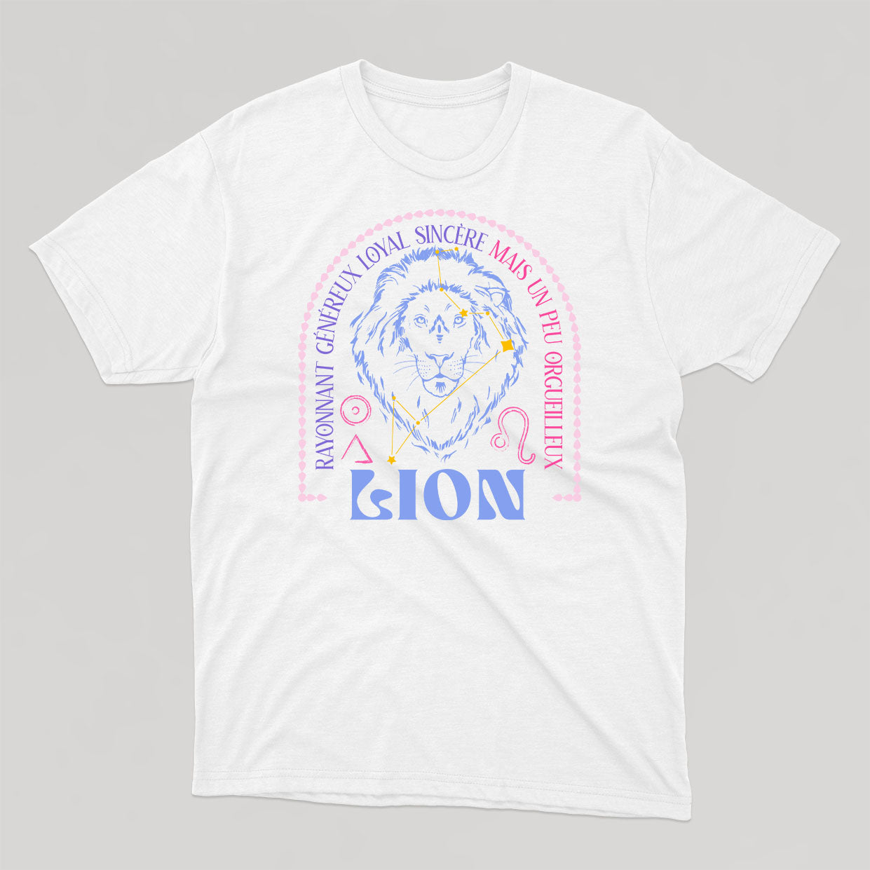ASTRO :  LION t-shirt unisexe - tamelo boutique