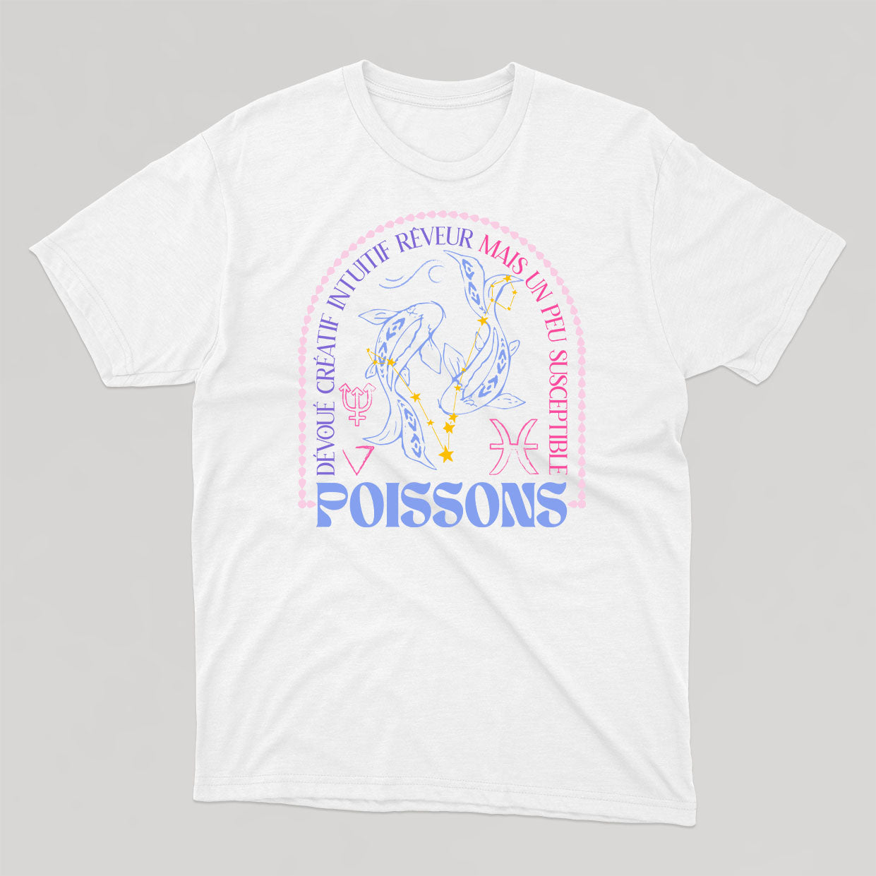 ASTRO :  POISSONS t-shirt unisexe - tamelo boutique